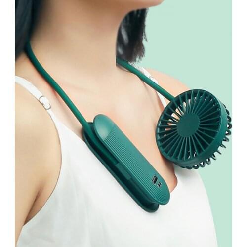 Neck Fan Portable USB ABS Handheld Air Cooler Conditioner for Office Neck Fan