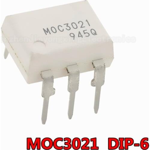 10PCS/LOT MOC3021 3021 DIP6 DIP Optocoupler Isolator New dip-6 SIP-6