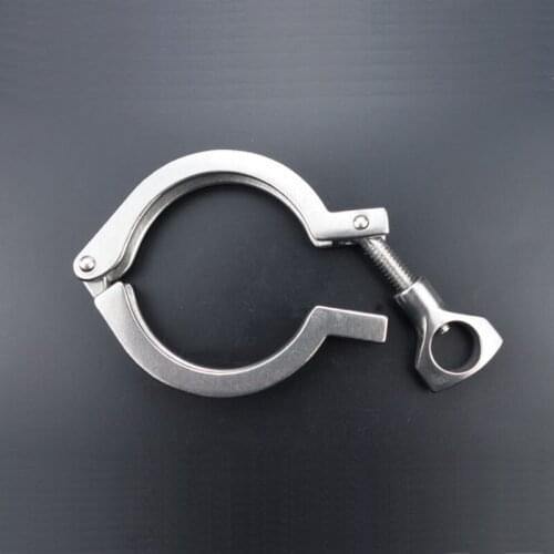 2" Tri Clamp fit 64mm Ferrule OD 304 Stainless Steel Sanitary Fitting Clamp For Home brewing