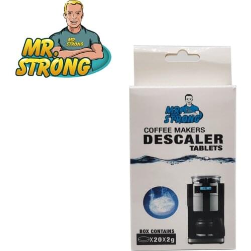 20Pcs/Box Coffee Makers Descaler Tablets Hot Style Cleaning Machine Inner Wall Coffee Pot Cleaning Sheet Kitchen Accessories