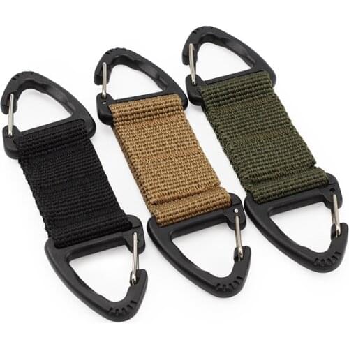 3Pcs/lot Outdoor Camping Backpack Accessories Hook Key Holder Clip Buckles