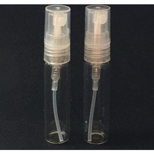 50pcs Refillable 5ml Portable Glass Spray Bottle Empty Perfume Glass Bottles Perfume Atomizer Travel Accessories