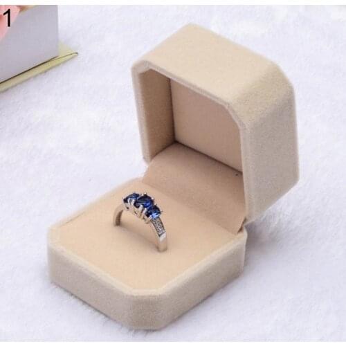 Velvet Engagement Wedding Earring Ring Pendant Jewelry Display Box Gift Case New jewelry box/joyeros organizador de joyas/ring b