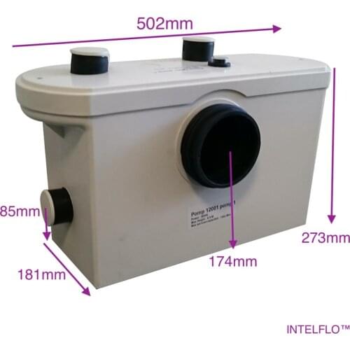 Free shipping!! Bathroom macerator pump with AC 220V use for behind the toilet