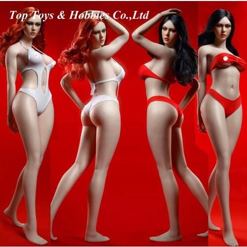 In stock suntan/pale TBLeague PLLB2020-S42/42A S43/43A 1/6 Female Figure body 12'' Seamless Body non detachable /connect feet