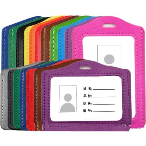 One Pcs ID Card Holder Badge Reel Oyster Security Retractable Photo Identity Pass Badge Students Nurse Holder & Accessories