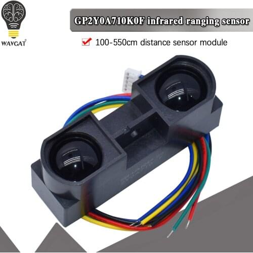 GP2Y0A710K0F 100% NEW SHARP 2Y0A710K 100-550cm Infrared distance sensor INCLUDING WIRES IR Infrared Ranging Sensor Module