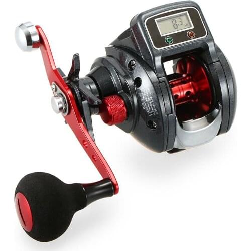 Led Fishing Reel 6kg Drag 6.2:1 Electronic Digital Display Fishing Reels 13+1 Ball Bearing Casting Fishing Line Counter Reel T45