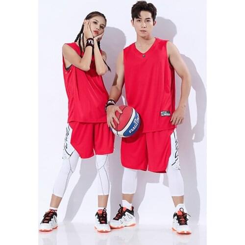 DIY basketball jerseys Set unisex Uniforms kits Men Basketball shirts shorts suit Breathable Sportswear