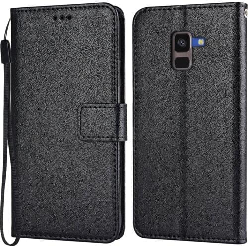 Flip Leather Case for Samsung Galaxy A5 2018 A530 A530F SM-A530F 5.6"Vintage Wallet Phone Case for Galaxy A5 2018 Funda Cover
