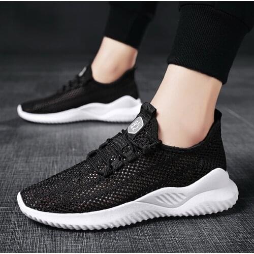 Men Fashion Sneakers Summer Couple Tenis Fila Mesh Lightweight Breathable Sneakers Men Black White Luxury Brand Shoes for Men