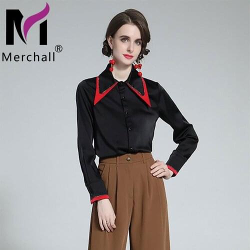 Merchall Womens Black Shirts