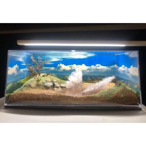 FTR 1:64 WRC rally platform scene Background Assembly Model