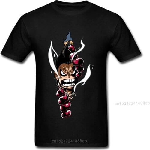 One Piece T-shirt 2019 Newest Men T Shirt Luffy Gear 4 Crazy Tshirt 3D Print Custom Mens Tops Tees Anime Figure Streetwear Funny