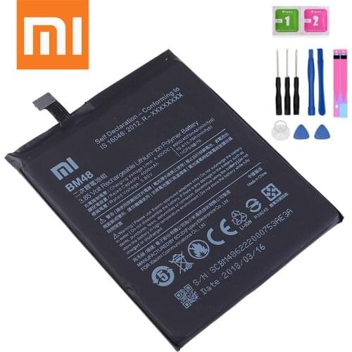 Xiao mi 100% Orginal BM48 4070mAh Battery For Xiaomi Mi Note 2 Note 2 Note2 BM48 High Quality Phone Replacement Batteries +Tools