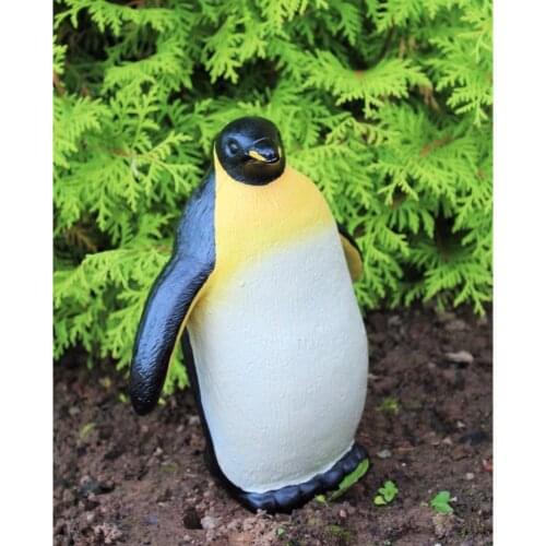 Plastic Penguin Lawn Figurine Simulation Garden Party Ornaments Black& White