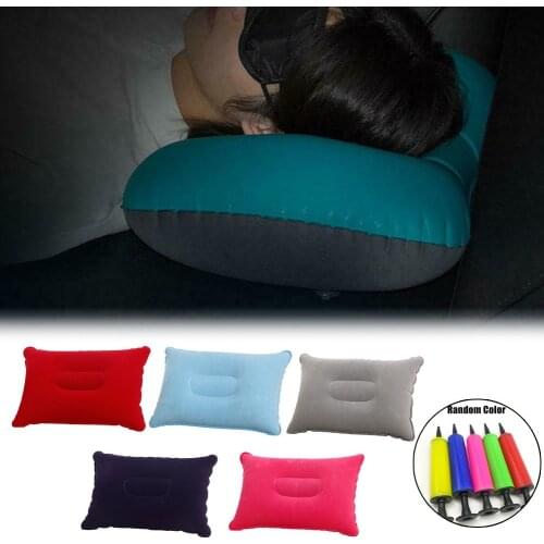 1PC Portable Waterproof Outdoor Travel Sleep Pillow Ultralight Camping Rest Inflatable Pillow Camping Accessories