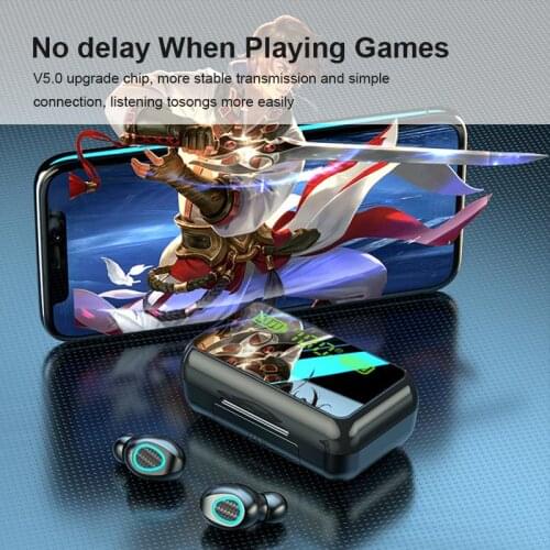 Portable R15 TWS Wireless Headphone Stereo Bluetooth Earphone 5.1 3D Touch Headset Sport Waterproof Earbuds With Charging Case