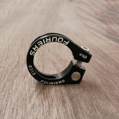 FOURIERS 31.8 mm Aluminium Alloy MTB Road Bicycle Seatpost Clamp Bike Cycling Seat Post Tube Clip Bike Parts