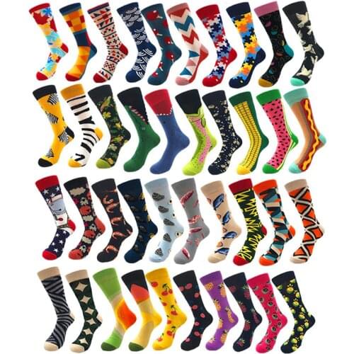 Yblucky Girl Men's Patterned Socks