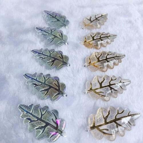 10pcs 23*40mm Acryl Crystal Christmas Trees Rhinestone Flatback Cabochon Stone DIY Christmas Trees Wedding Decoration Crafts