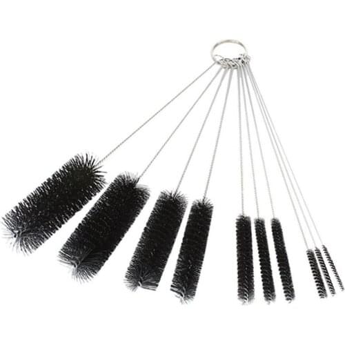 10 Pieces Portable Home Accessories Multifunctional Useful Tool Nylon Stainless Steel Brushes Household Cleaning Supplies