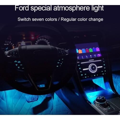 4 Seats Ambient Lamp Strong Magnet Adsorption for Ford Mondeo/Focus/F510/Kuga/Mustang