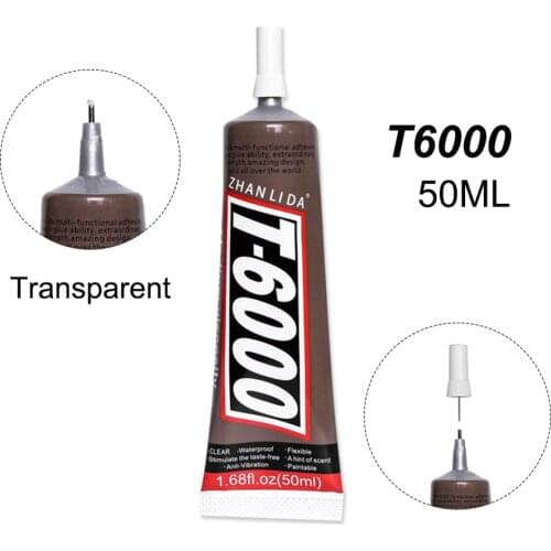 50ml Heat High Temperature T6000 Glue Adhesive Wood Plastic Black T7000 Cloth Phone Transparent Textile Fabric b7000 B6000 T9000