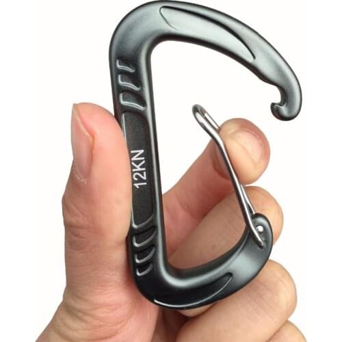 7075 Aluminum Carabiners in hammocks Survial Key Chain Carabine Hook Clip Camping Equipment Paracord Buckles for Outdoor Camping