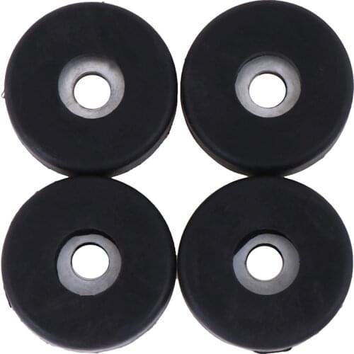4Pcs Promotion! Rubber Bumper Universal Tape Rubber Pad Feet Bumper Washer Black