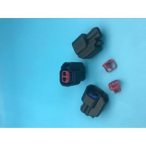 Freeshipping 50/100sets DJH7021F-2.2-21 2 pin female waterproof Connector for ls2 ls3 ev6 ev14 USCAR Fuel Injector
