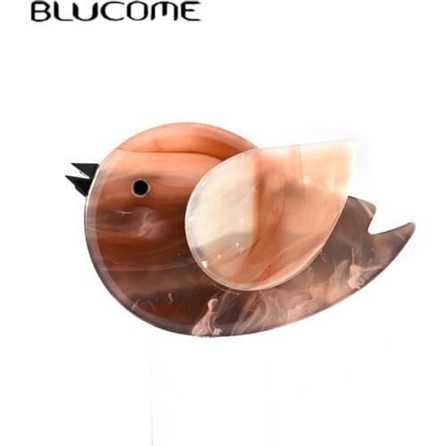 Blucome Korean Version of Vintage Animal Jewelry Brooch Pin Cute Bird Swallow Brooch Clothing Accessories