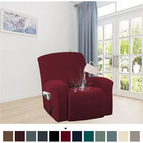 Jacquard Recliner Cover Stretch Sofa Cover Recliner Chair Cover Living Room Loungers Slipcover Protector Lazy Boy Chair Cover
