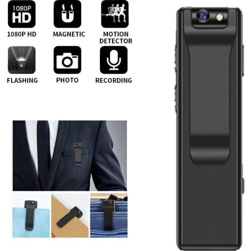 1080 Mini Digital Camera HD Flashlight Micro Cam Magnetic Body Camera Motion Detection Snapshot Loop Recording hide Camcorder