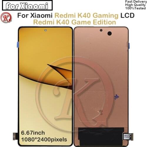 OLED For Xiaomi Redmi K40 Gaming LCD Display With Touch Panel Screen Digitizer Assembly redmi k40 game edition pantalla