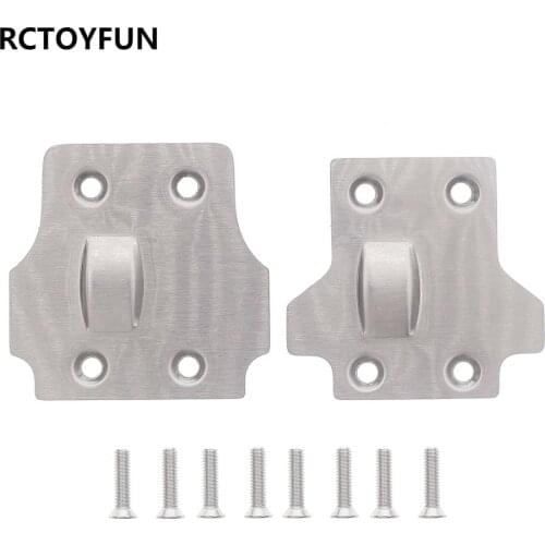 For 1/8 BLX Arrma Kraton Notorious Outcast Senton Talion Typhon Stainless Steel Front and Rear Chassis Guard Skid Plate RC Car
