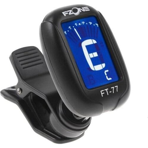 Fzone FT-77 Digital Tuner for Guitar Violin Ukulele Bass Chromatic gitara Electronic guitarra Ukelele Instruments tool
