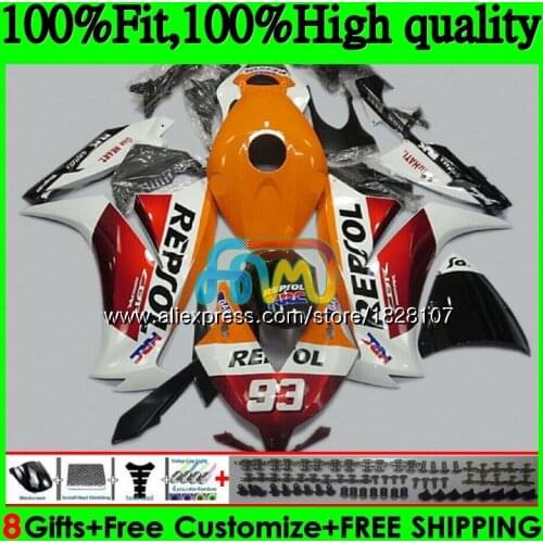 Injection For HONDA CBR1000RR 12 13 14 15 16 144BS.51 CBR 1000RR 1000 CBR1000 RR 2012 2013 2014 2015 2016 Repsol red Fairings