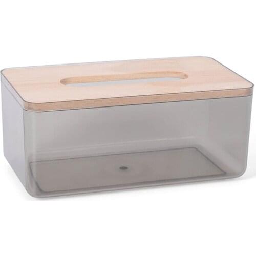 T3EC Tissue Paper Restaurant Napkin Storage Box, Living Room Pumping Tissue Box for Home Office Countertop Decor