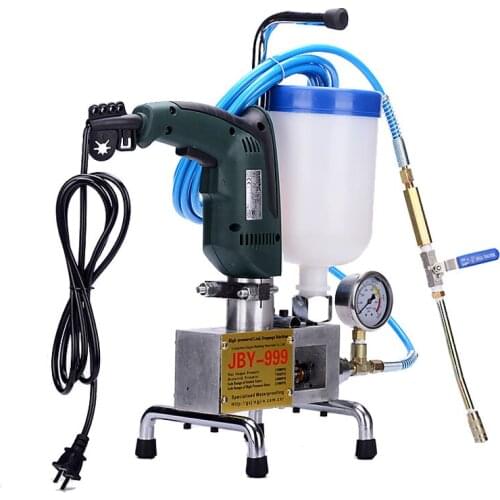 Micro - electric injection pump epoxy polyurethane grouting machine JBY - 999 crack plugging high - pressure grouting machine