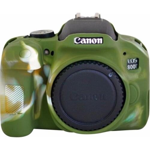 PULUZ High Quality Soft Silicone Protective Case for Canon EOS 800D Soft Rubber Camera Case Skin for Canon