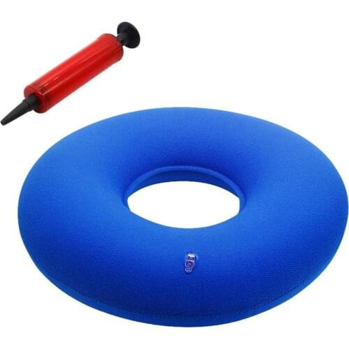Donut Inflatable Pillow with Hemorrhoid Pillow Pump - Lumbar Support Comfortable Pillows For Seat Home Textile