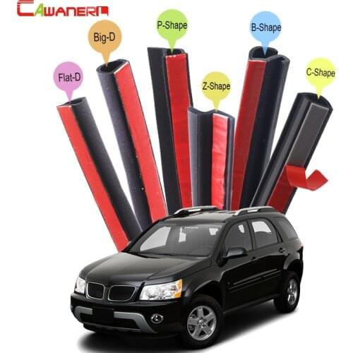 Cawanerl Car Hood Four Door Trunk Rubber Sealing Seal Strip Kit Weatherstrip Seal Edge Trim For Pontiac Aztek Torrent