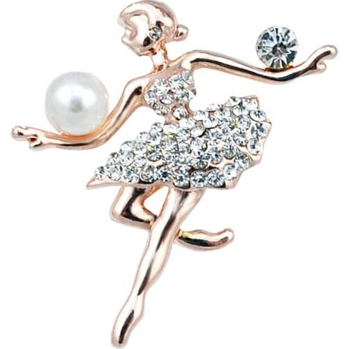 Crystal Flower Brooches Rhinestone Brooch Pin Fashion Jewelry Coat Dress Corsage Brooches Gift