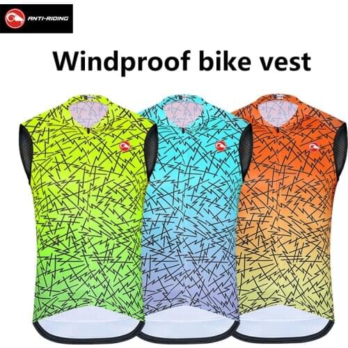 Hot Sale 2021 Pro team Cycling Vest Windstopper Windproof Bicycle Vest sleeveless lightweight breathable Bicycle Jersey Ciclismo