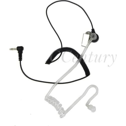 XQF High Quality 3.5mm Covert Acoustic Tube Listen-Only Earpiece Headset for Kenwood Baofeng UV5R DM-5R Speaker Microphone Mic