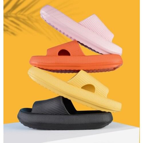 Pillow Slildes Slilppers, Women Thick Platform Slippers Summer Beach Eva Soft Sole Slide Sandals, Chinelo Nuvem Ortopedico