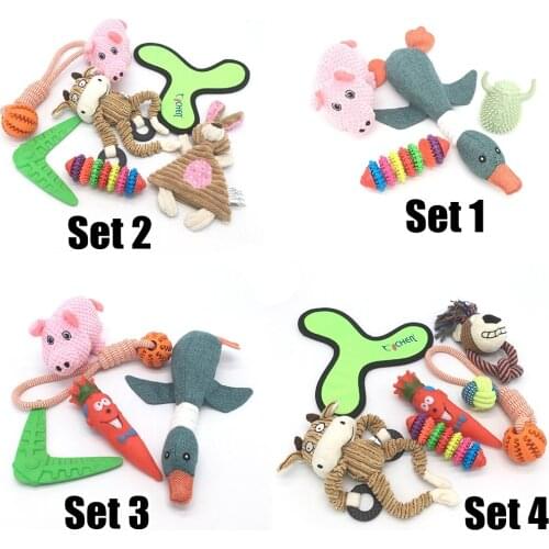 Bite Resistant Pet Dog Chew Toys for Small Dogs Cleaning Teeth Puppy Dog Rope Knot Ball Toy Playing Animals Dogs Toys Pets