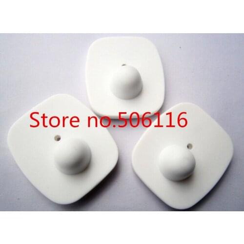 1000pcs Anti Theft EAS 8.2MHz Security white Hard Tags