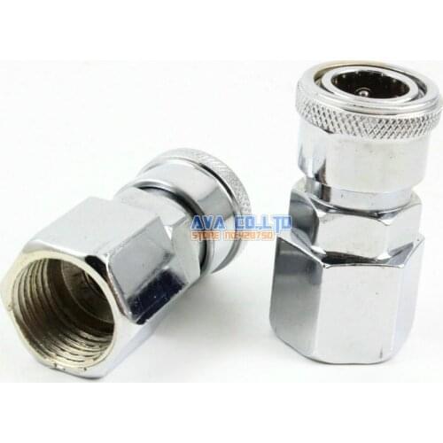 4 Pieces 1/2" BSP Female Air Compressor Hose Quick Coupler Socket Connector